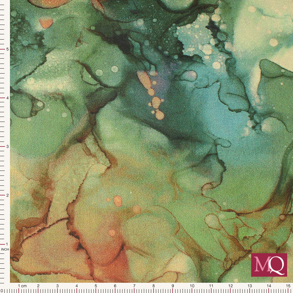 Fluidity by Deborah Edwards and Melanie Samra for Northcott Fabrics Earth