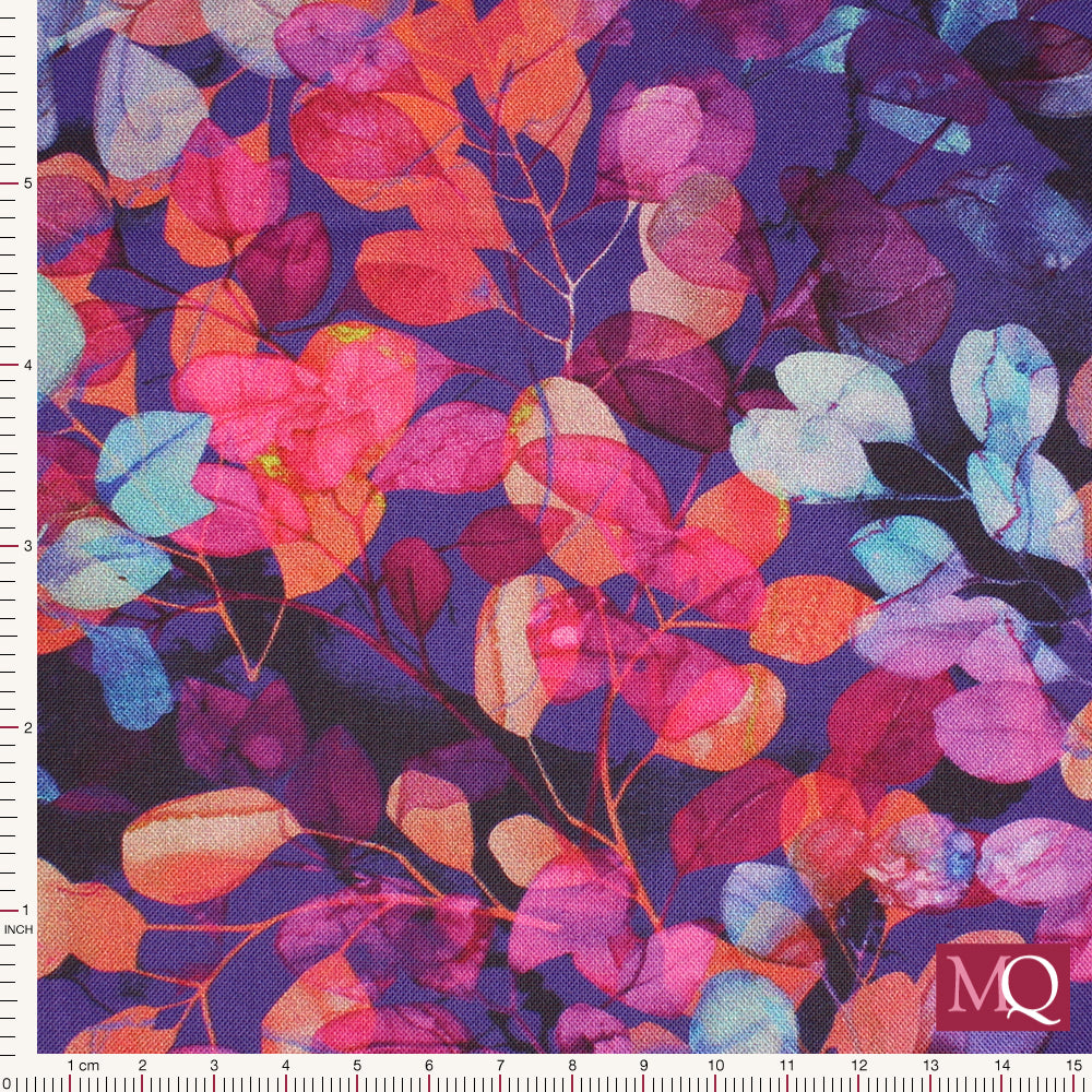 Dragonfly Dance by Deborah Edwards and Melanie Samra for Northcott Fabrics Purple Multi