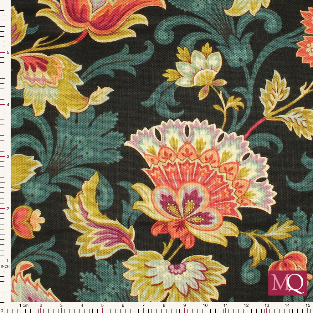 Dahlia by Edyta Sitar of Laundry Basket - Main Print