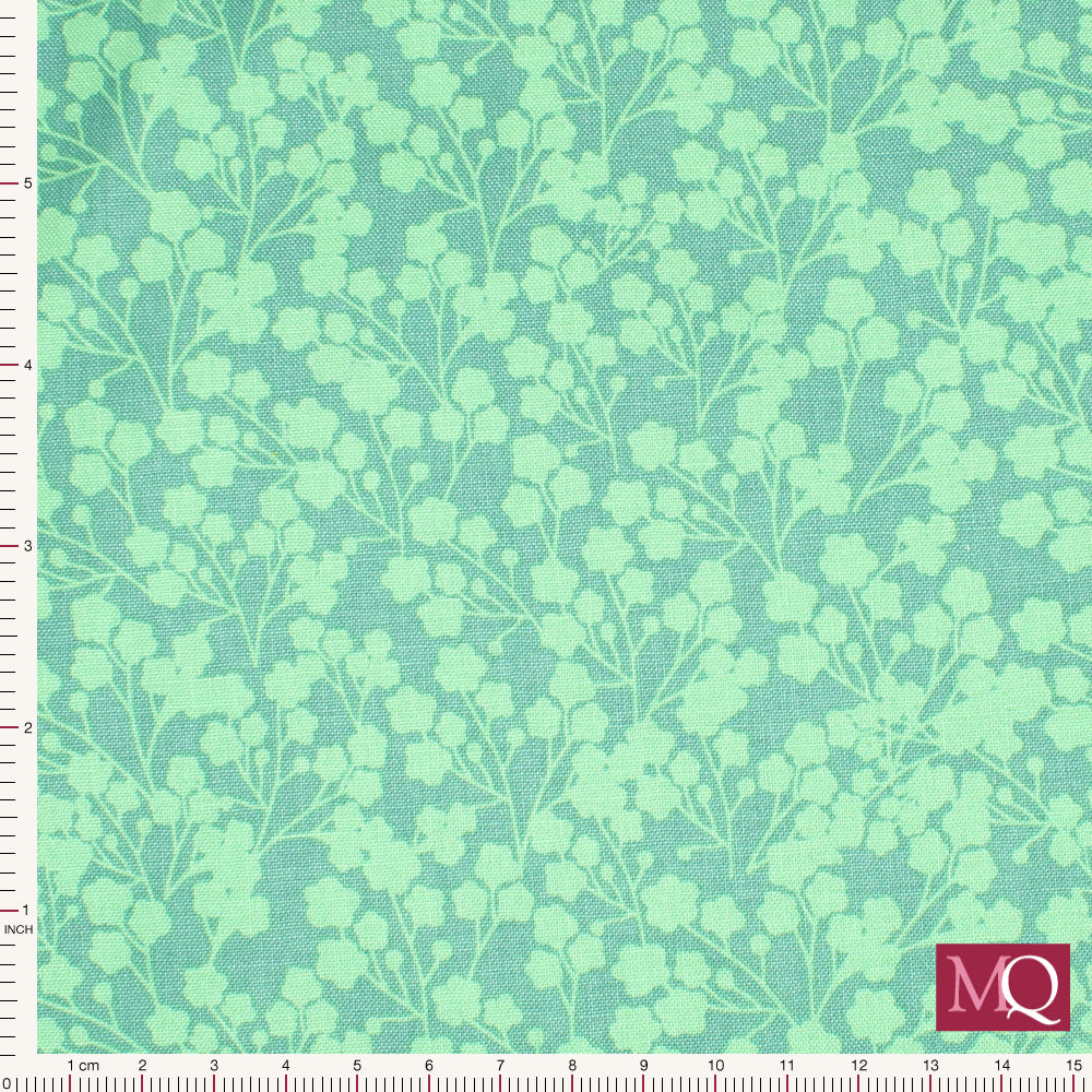 Calico Cowgirls by Lori Woods for Poppie Cotton - Wildflowers Green