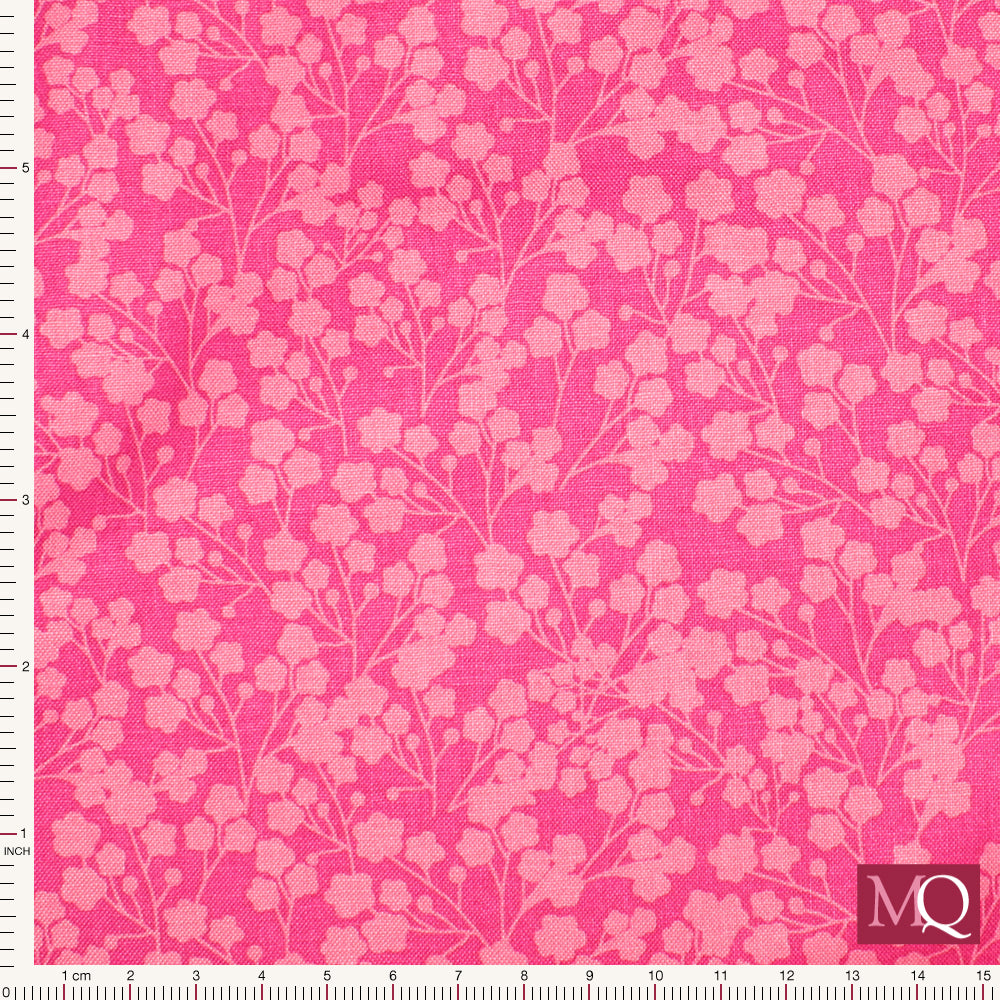 Calico Cowgirls by Lori Woods for Poppie Cotton - Wildflowers Pink