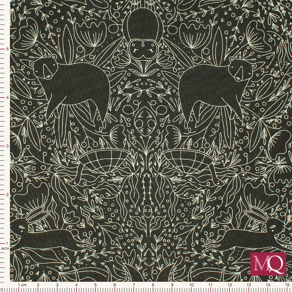 Woodland Wonder by Gingiber for Moda - Midnight
