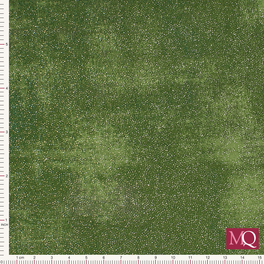 BasicGrey Grunge Metallics by Moda - GlitterWinter Spruce