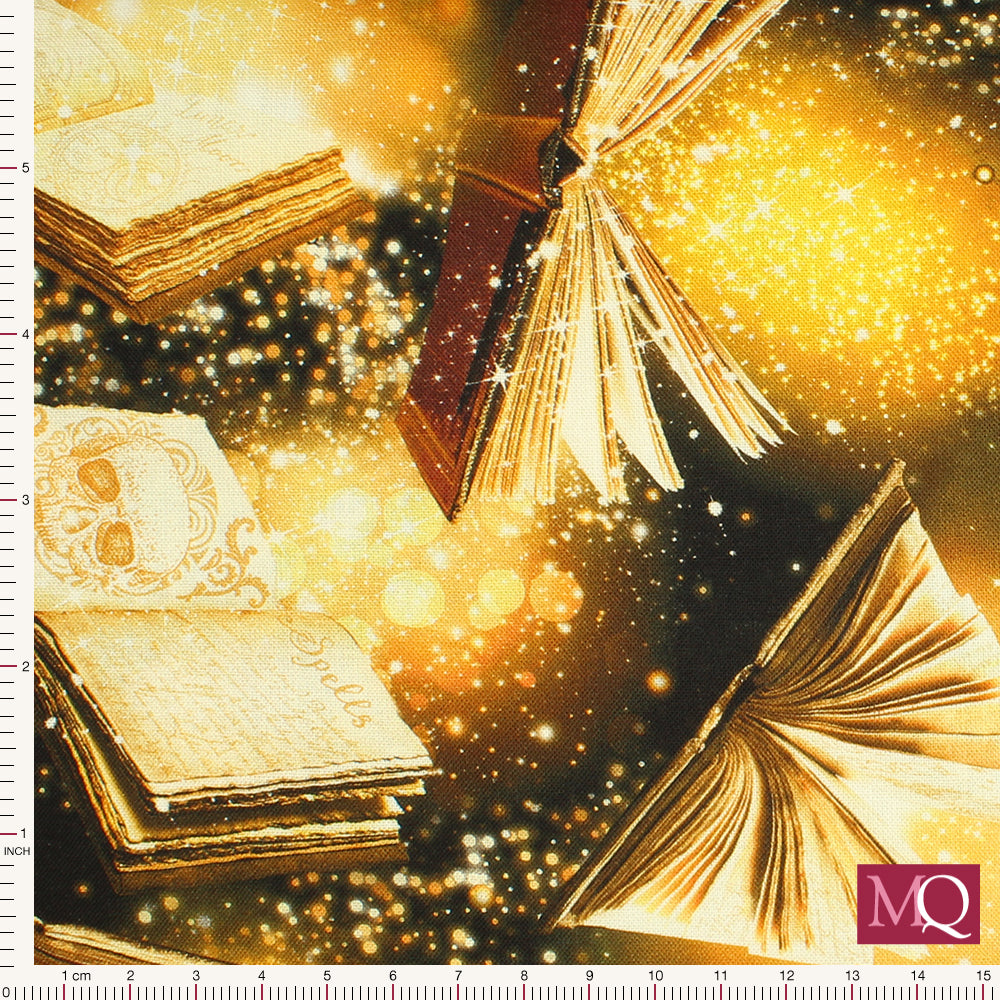 Library by Timeless Treasures - Gold