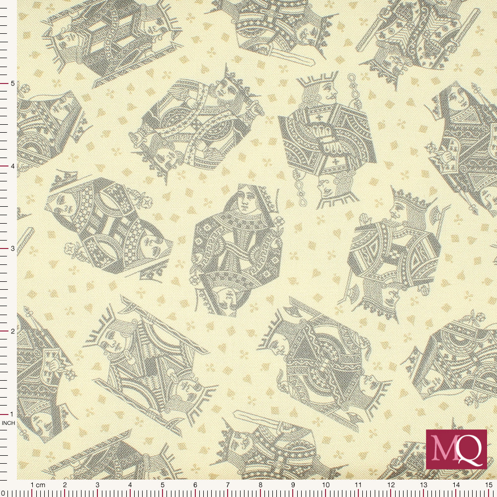 Full House by George McCartney for Marcus Fabrics - Royal Playing Cards