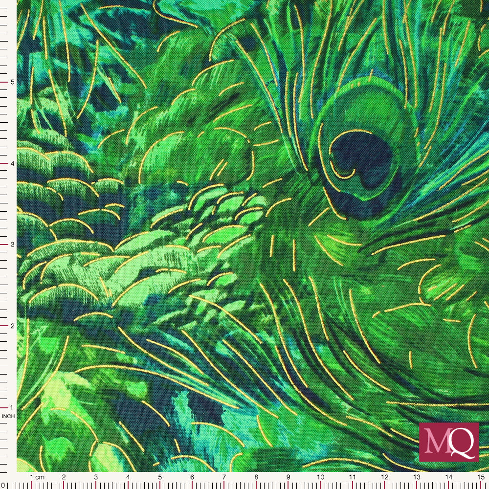 Luminosity by Deborah Edwards for Northcott Fabrics Green Multi