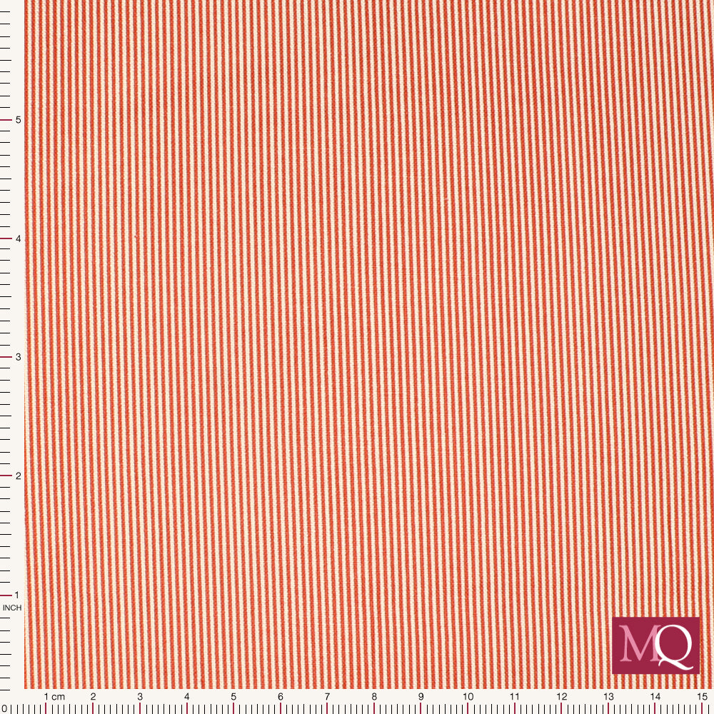 High Tide by Makower - Pin Stripe Red