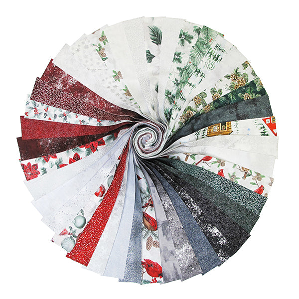 2.5" Strips - Jingle Pop from Hoffman - Silver