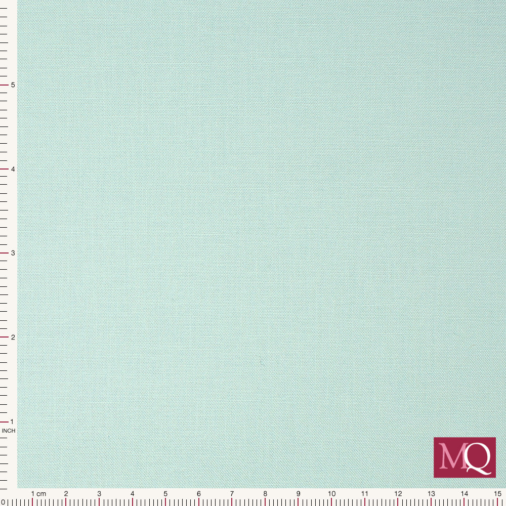 Cotton quilting fabric in plain dusty light blue