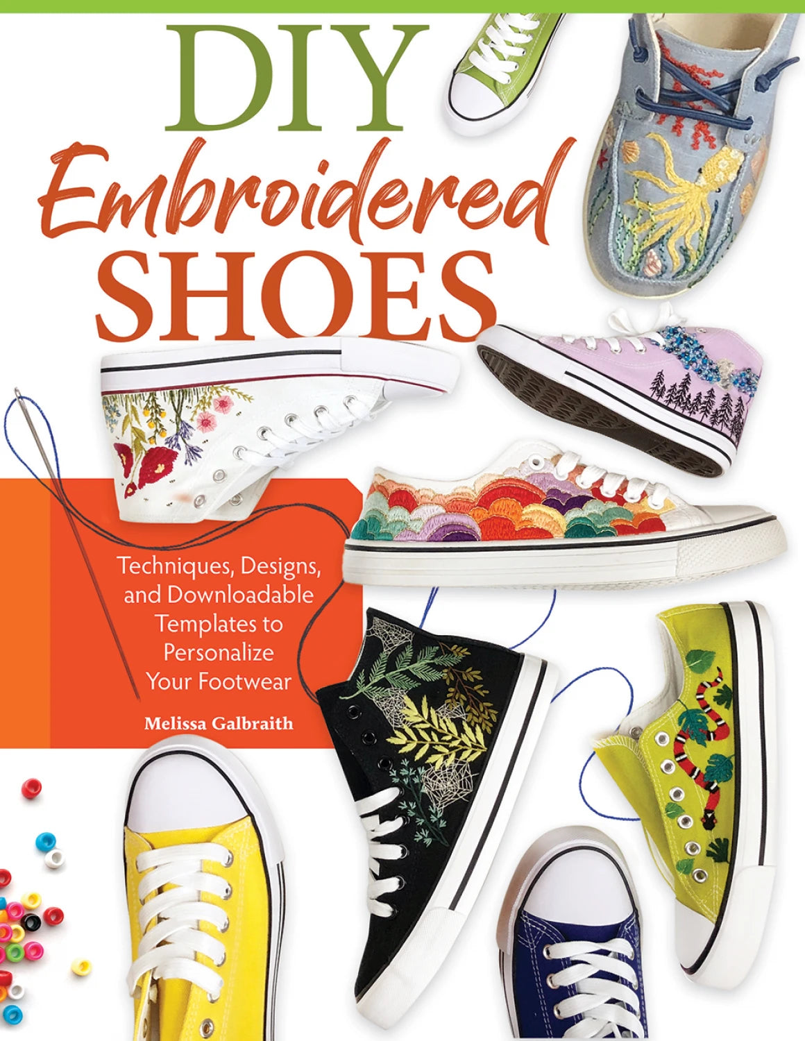 DIY Embroidered Shoes by Melissa Galbraith