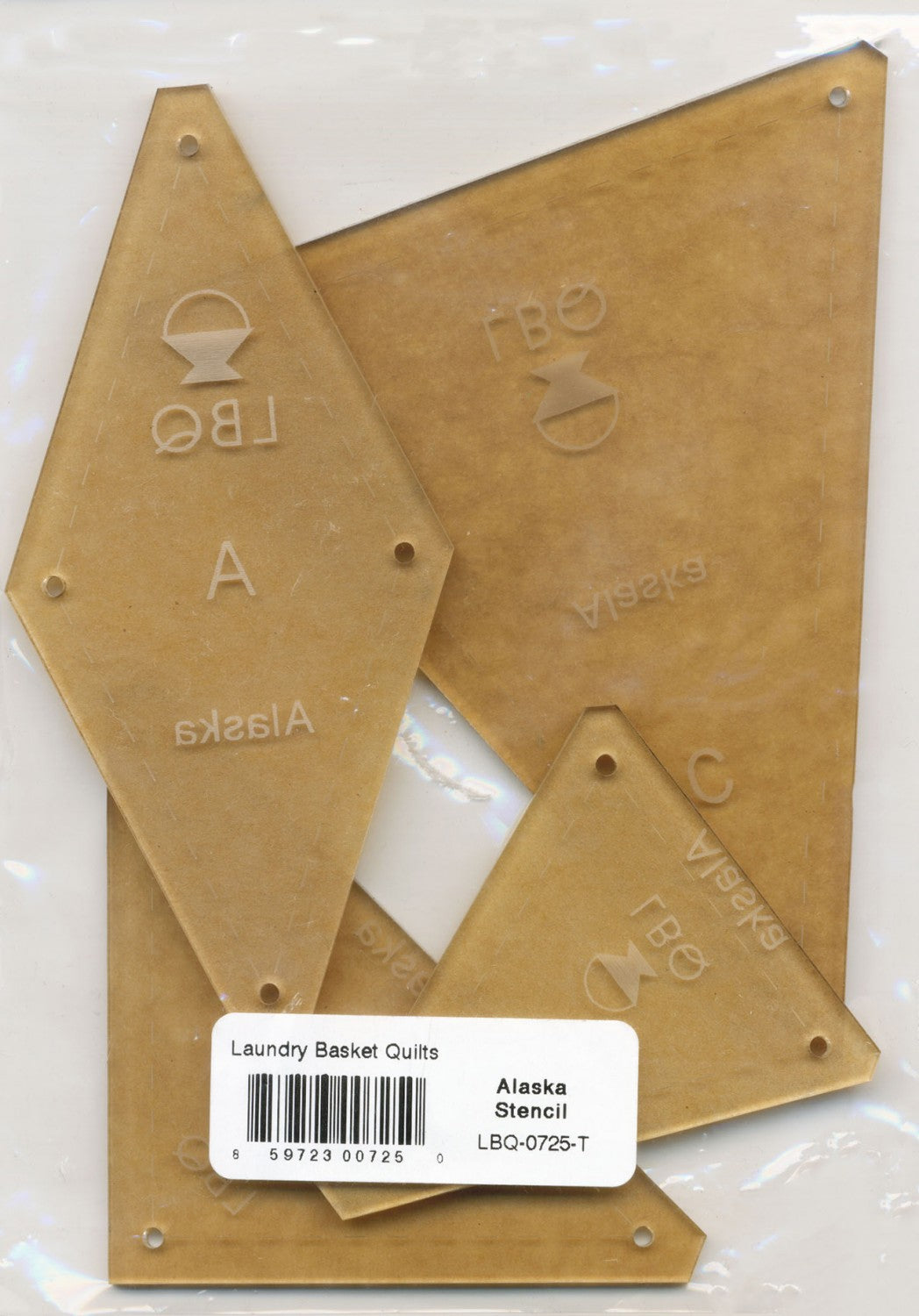 Alaska Templates - for use with the Alaska Quilt Pattern by Laundry Basket Quilts
