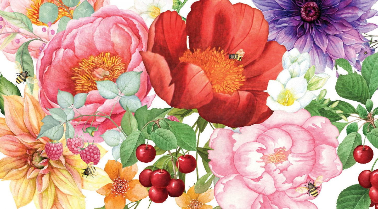 Two Year Pocket Planner/Diary -Bright Floral - 2024/2025