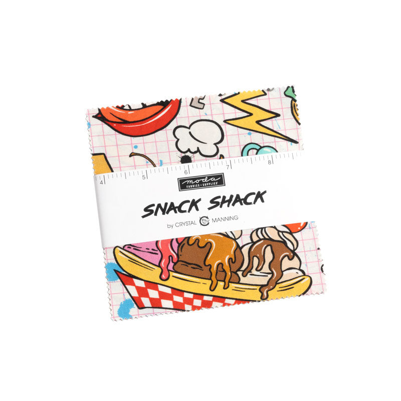 Snack Shack 5" Charm Pack - by Crystal Manning for Moda