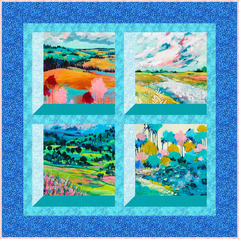 Painterly Views by Elise Lea for Robert Kaufman - Free Download
