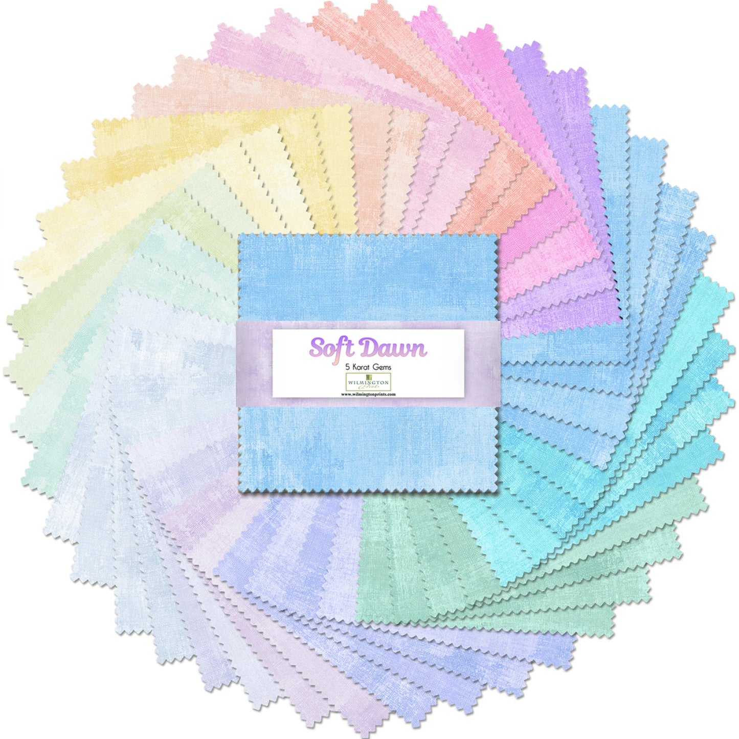 Soft Dawn by Wilmington 5" Squares