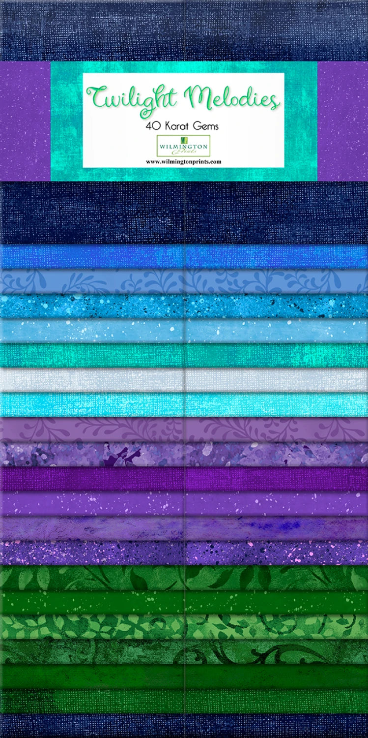 2.5" Strip Pack - Twilight Melodies - Karat Gems by Wilmington