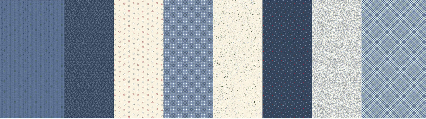 Snowfolks by Marcus Fabrics - Strip It 5" in Blue
