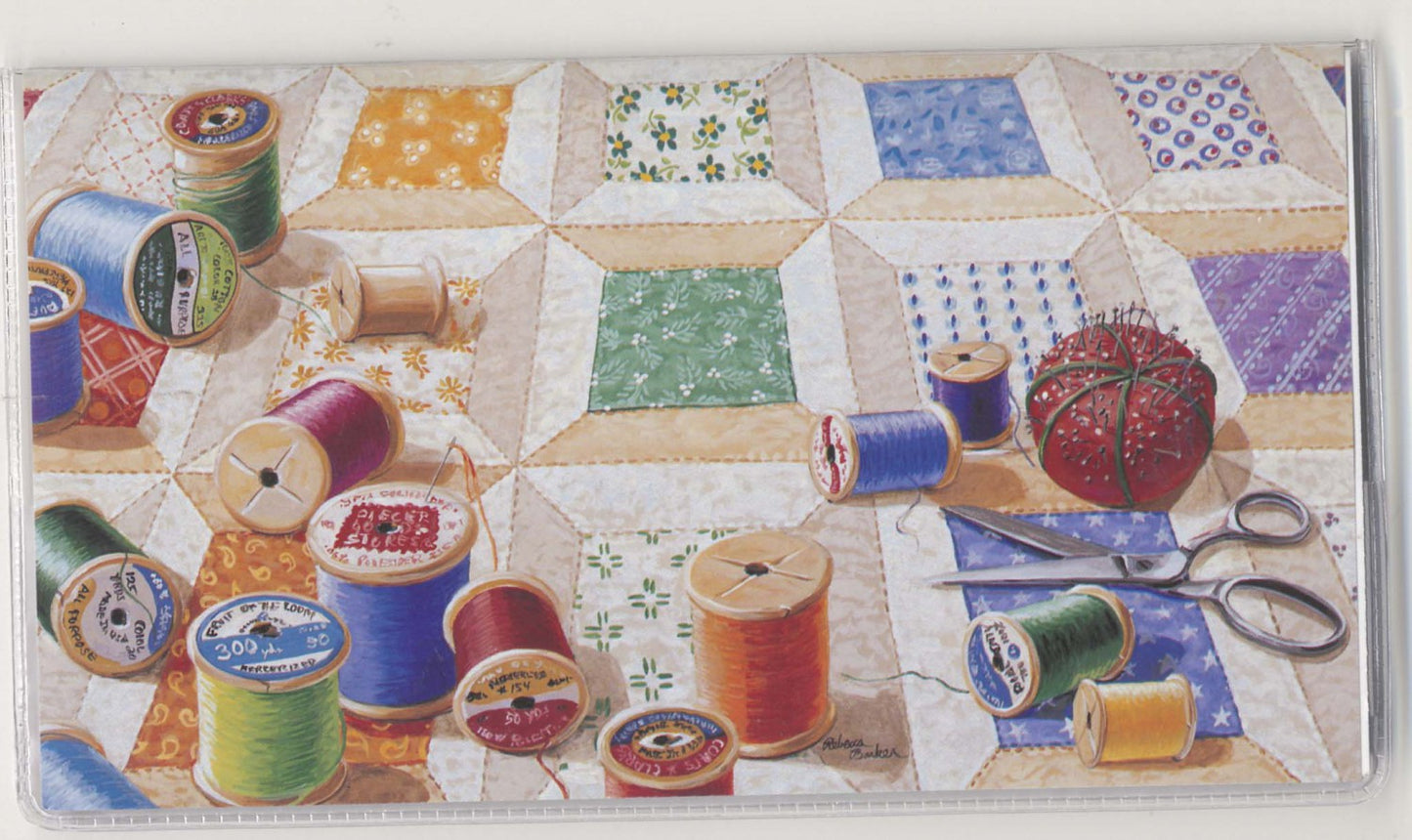 Two Year Pocket Planner/Diary - Spools Quilt - 2024/2025