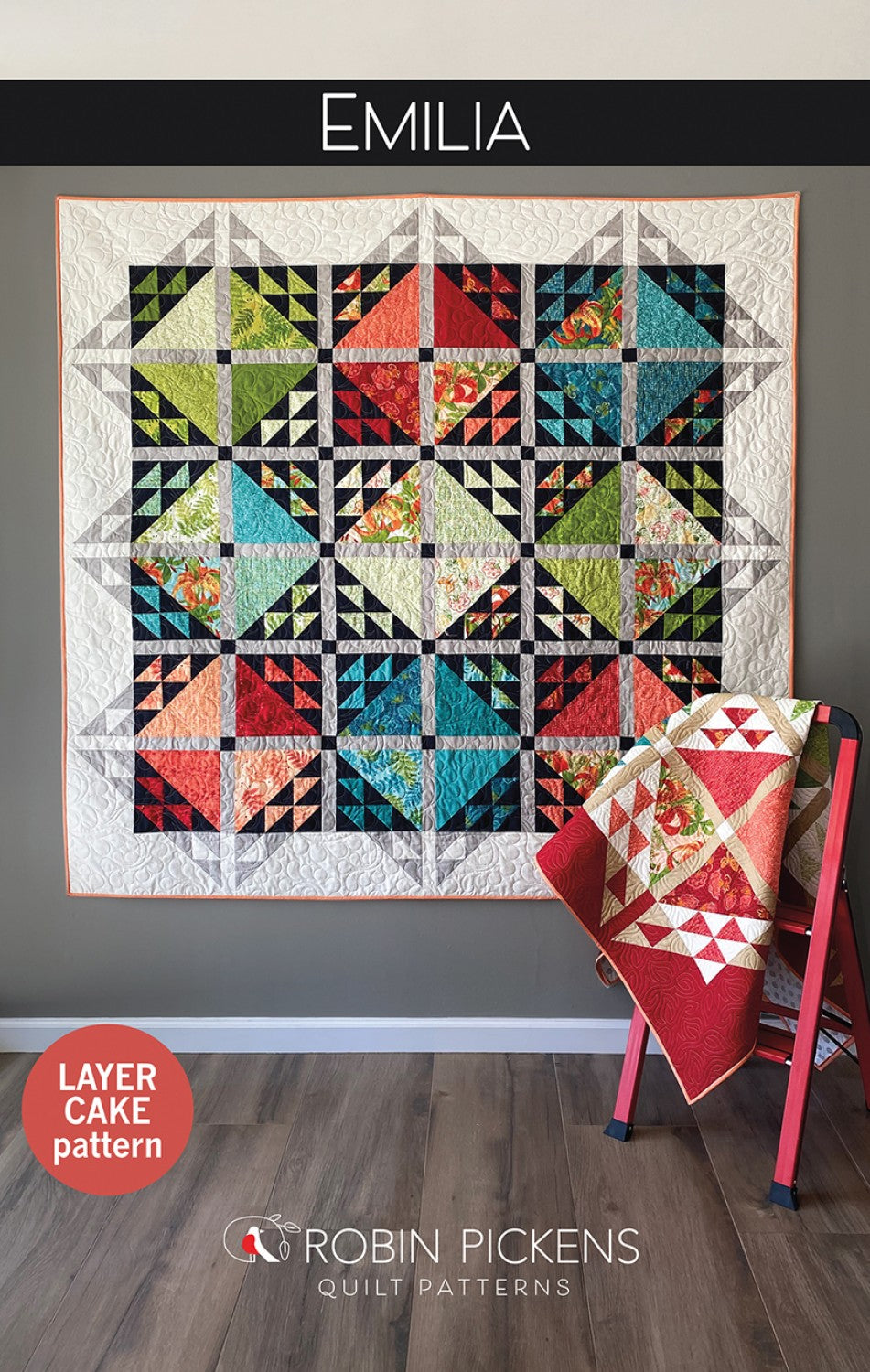 Emilia Quilt Pattern by Robin Pickens - RPQPE116
