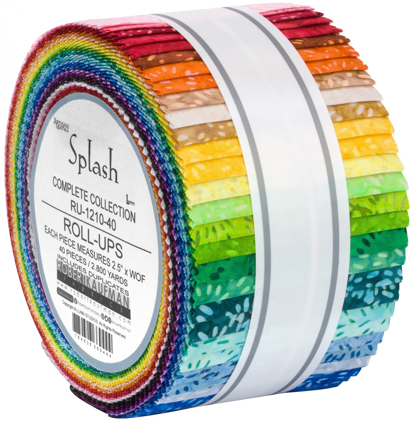 2.5" Roll-Up - Splash by Robert Kaufman