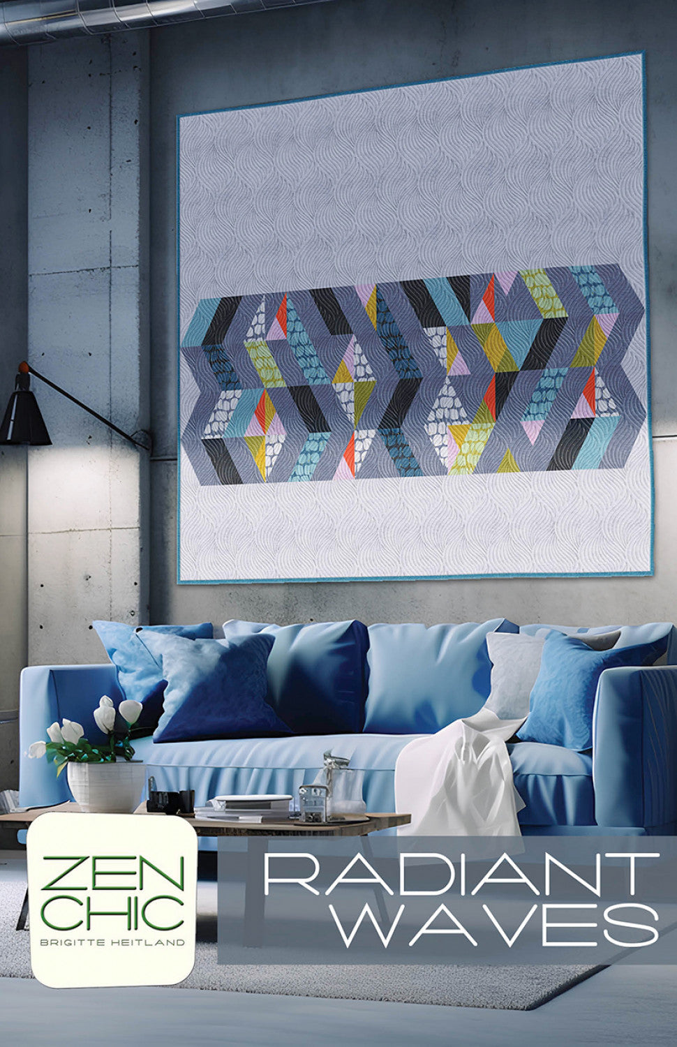 Radiant Waves by Brigitte Heitland for Zen Chic # RWQP