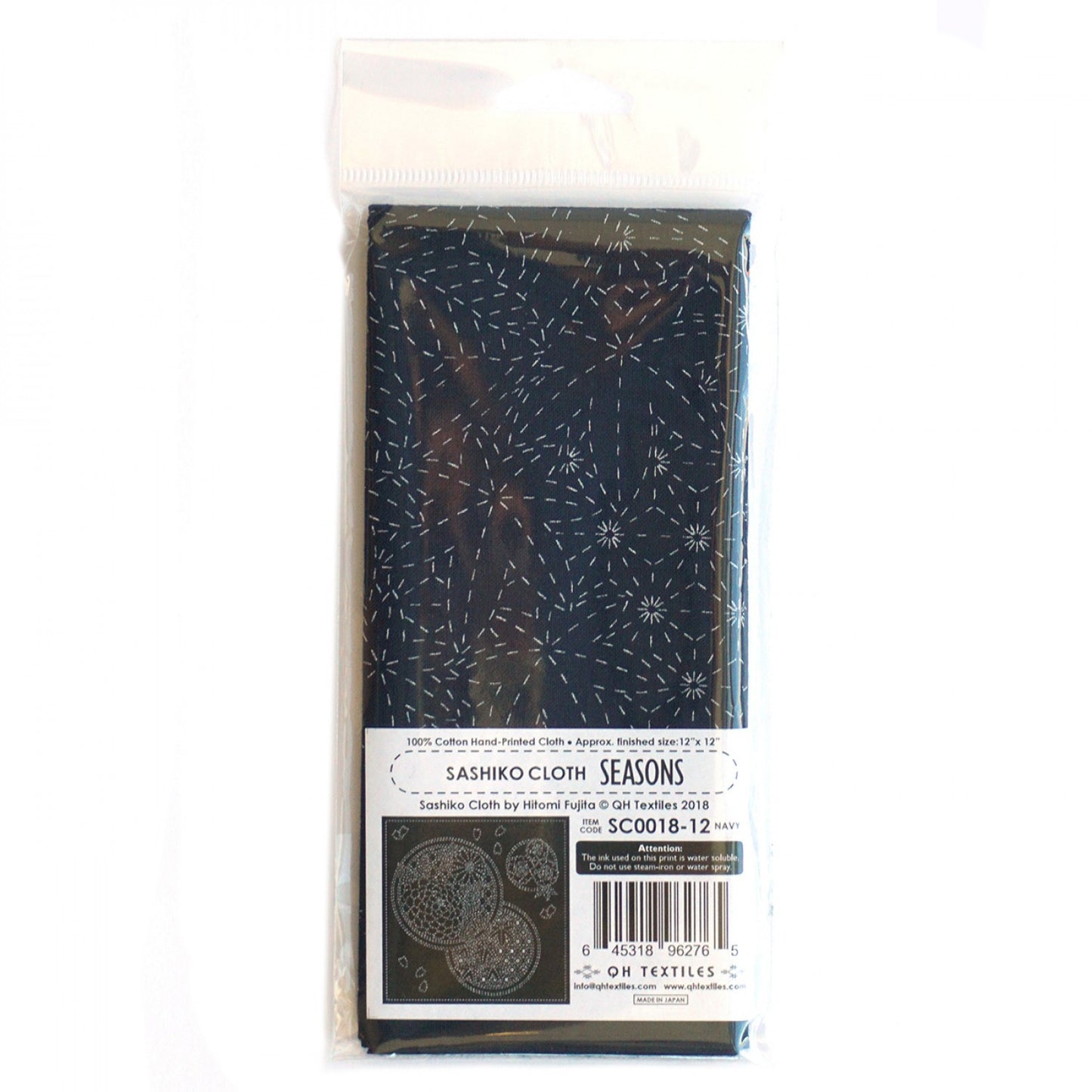 Sashiko Sampler SC0018-12 Navy - Seasons