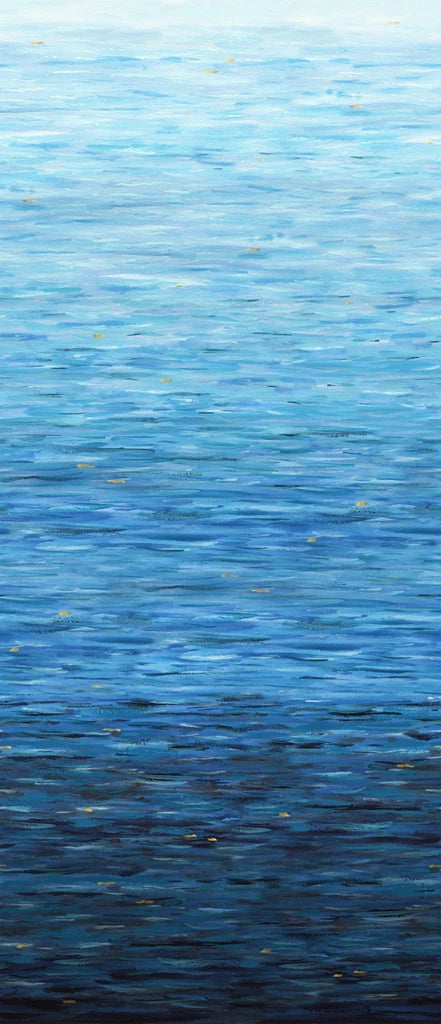 Behind Blue Eyesl by Funny Girl for Studio E - Water Texture Ombre Pacific