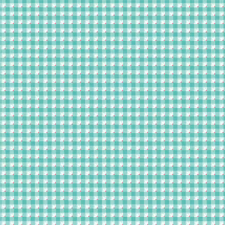 Smitten Chicken by Lori Woods for Poppie Cotton - Aqua Check-A-Roo SN251117