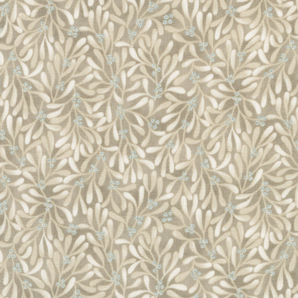Holiday Flourish by Robert Kaufman -Festive Finery, Taupe