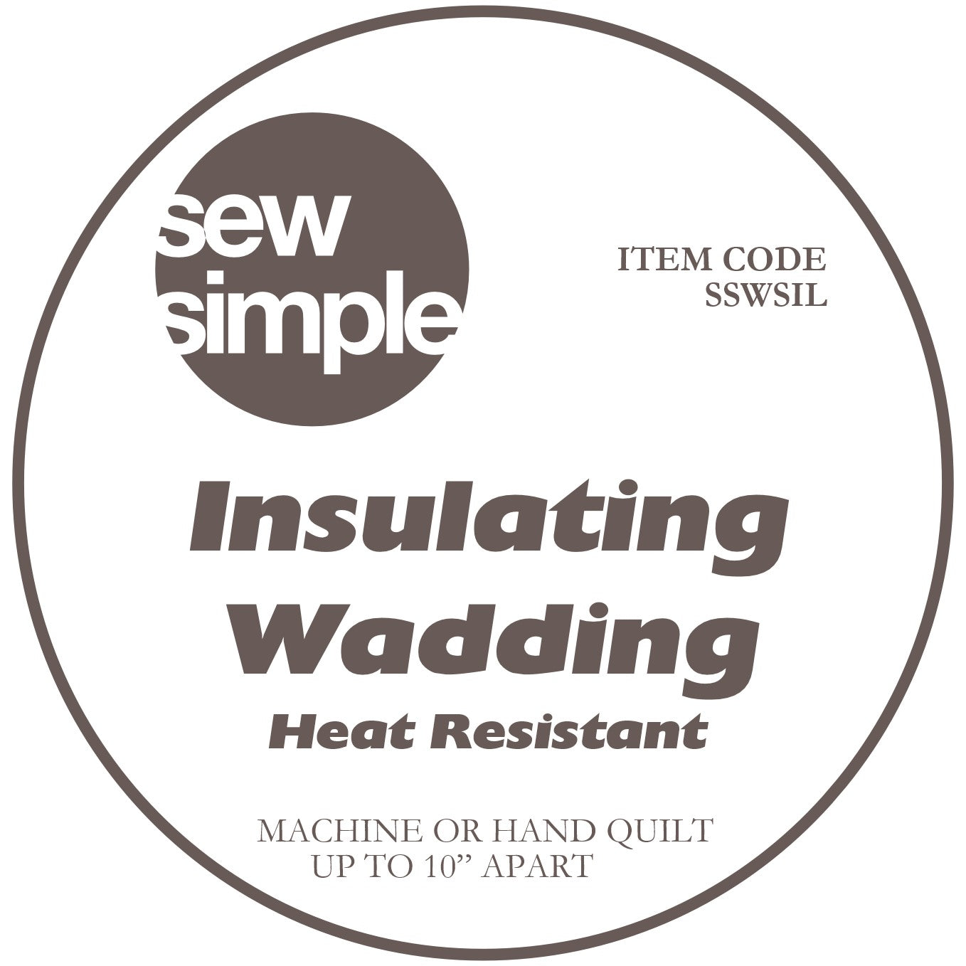 Insulated Wadding £6.00m