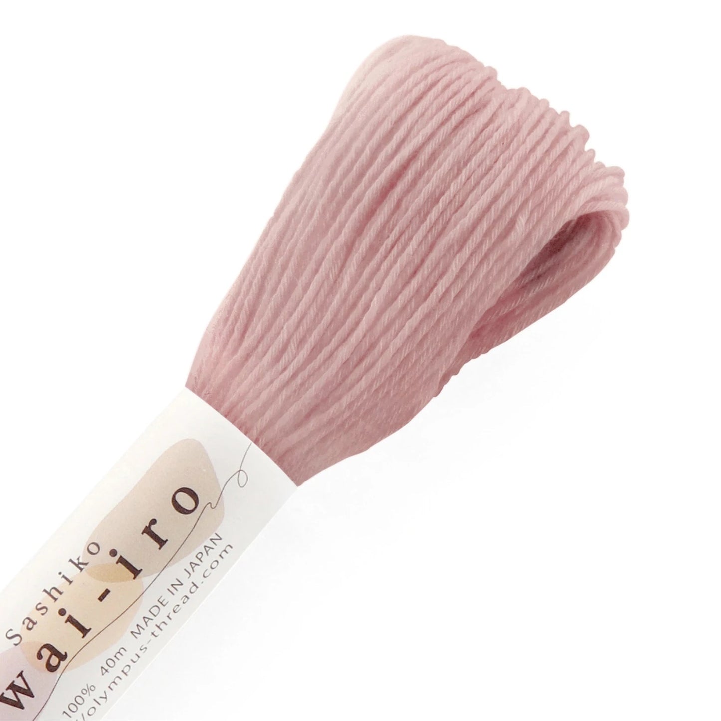 Sashiko Thread Medium Skein 40m Paletone Rose Beige