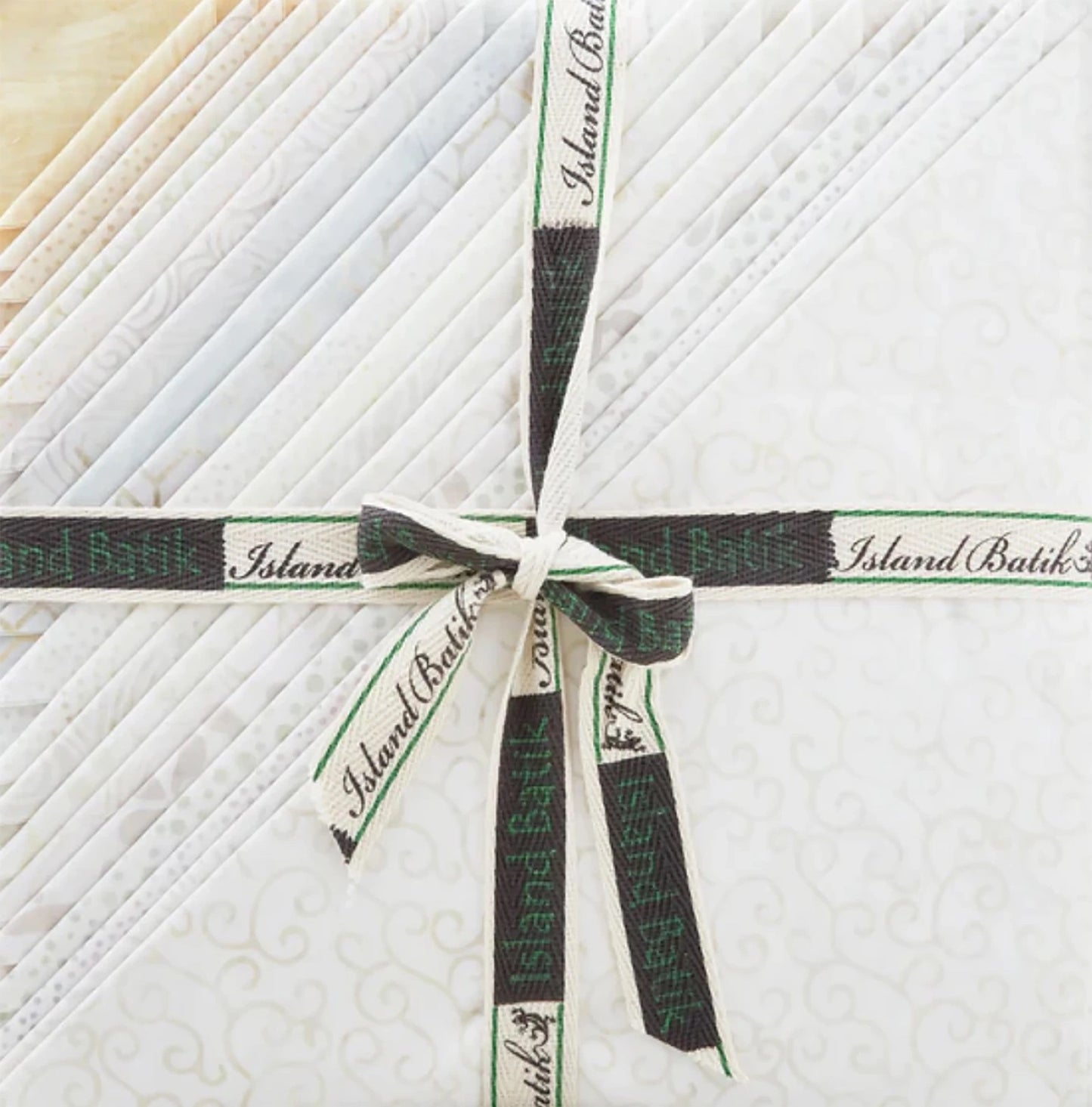 10" pre-cut squares of Island Batik - Naturally Neutral