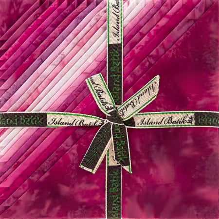 10" pre-cut squares of Island Batik - Precious Pink