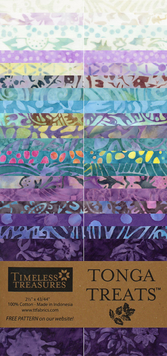 Tonga Treats - Treat Strip 40 - Paradise from Timeless Treasures