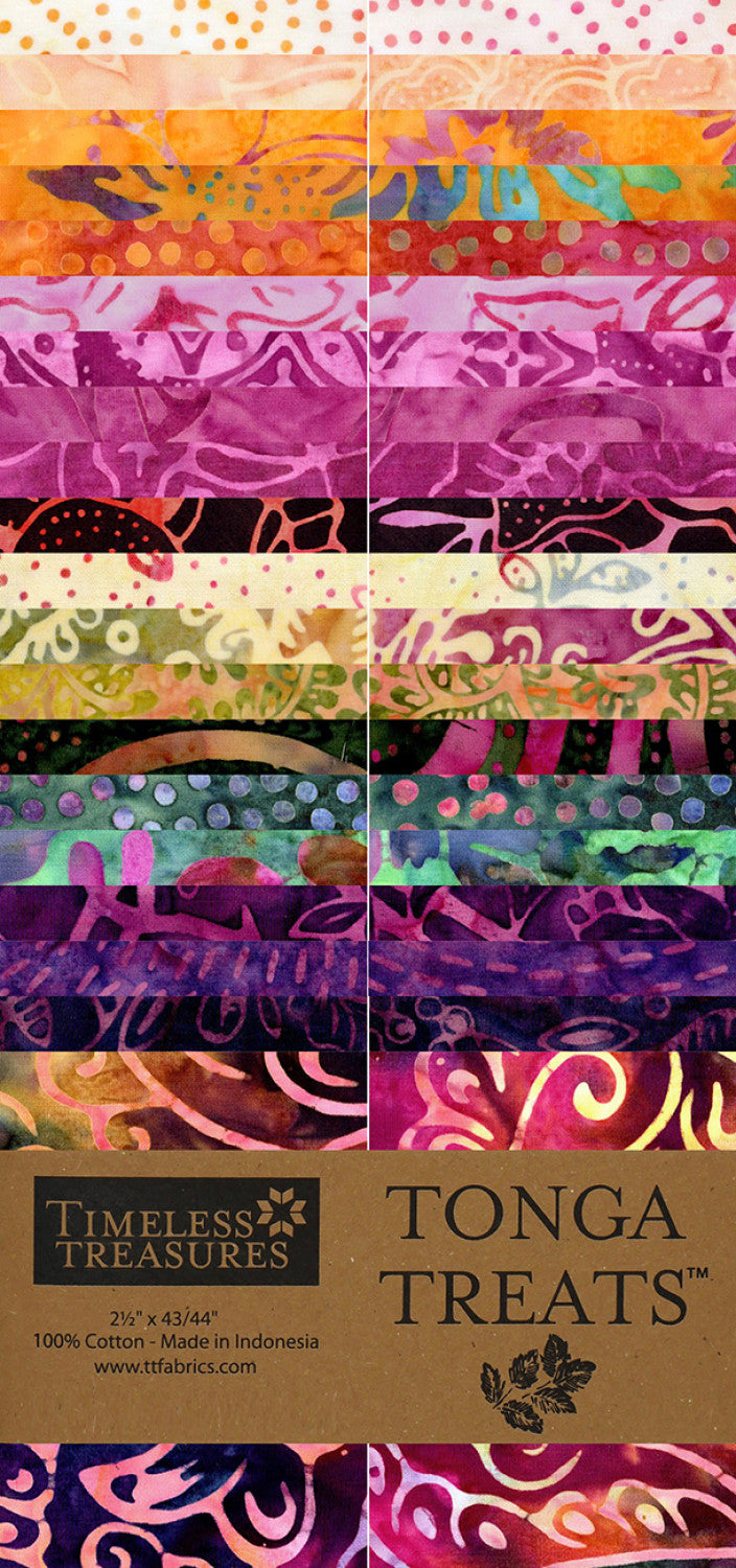 Tonga Treats - Treat Strip 40 - Sunset from Timeless Treasures