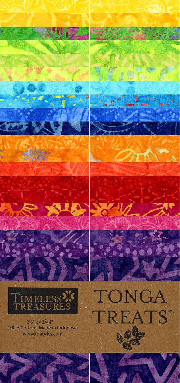 Tonga Treats - Treat Strip 40 - Superstar Timeless Treasures