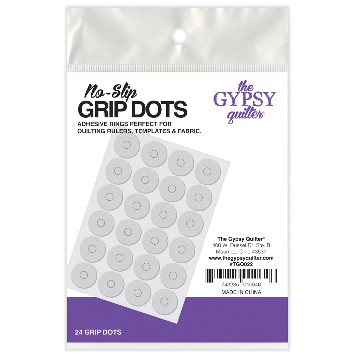 The Gypsy Quilter No Slip Grip Dots # TGQ022