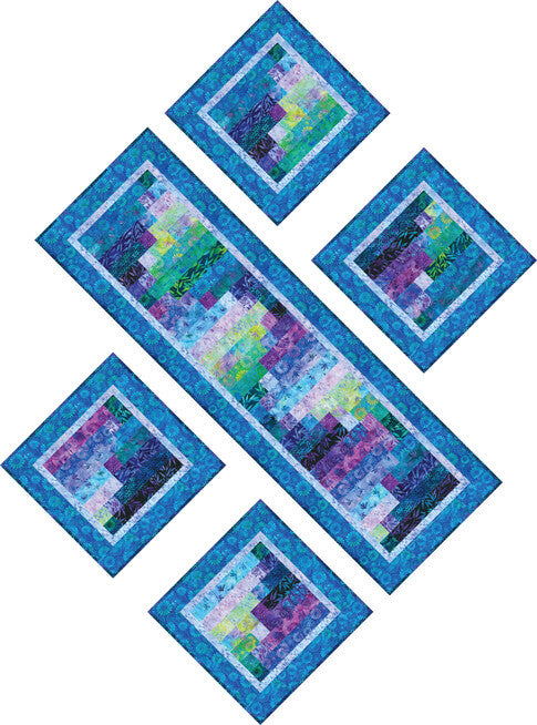 Placemats and Table Runner Pattern by Elise lea for Robert Kaufman - Free Download