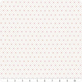 Eyelet By Fig Tree & Co. For Moda –Cherry on White - Remnant