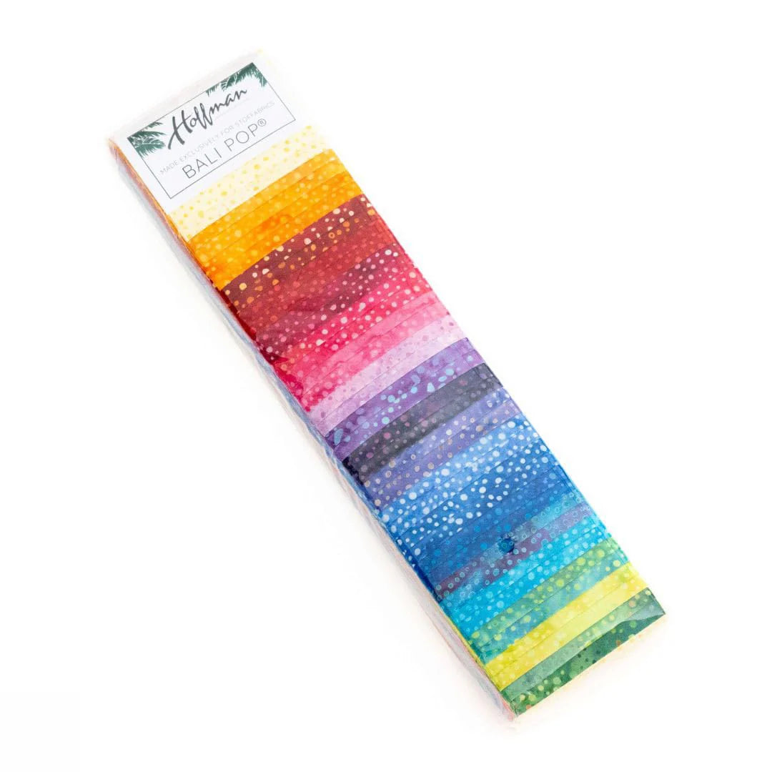 2.5" Strips - Bali Pop - Bali Batik from Hoffman - Loving Rainbows