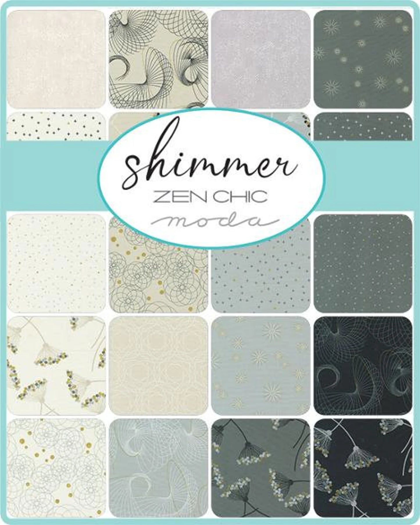 Jelly Roll - Shimmer by Zen Chic for Moda