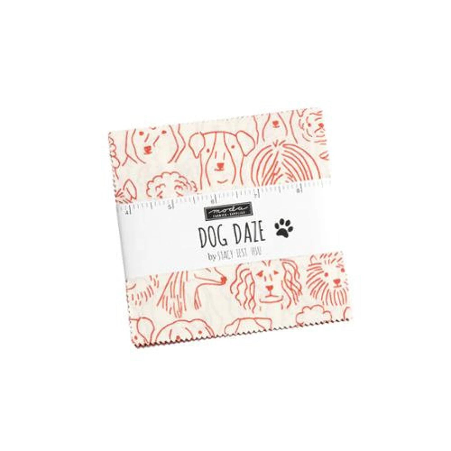 Dog Daze 5" Charm Pack - by Stacey Iest Hsu for Moda