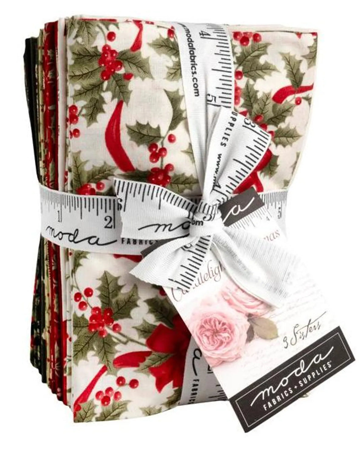 Fat 8th Bundle -Candlelight Christmas by 3 Sisters for Moda 36pcs
