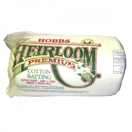 Hobbs Heirloom 80/20 Wadding - King Size - 120" x 120"