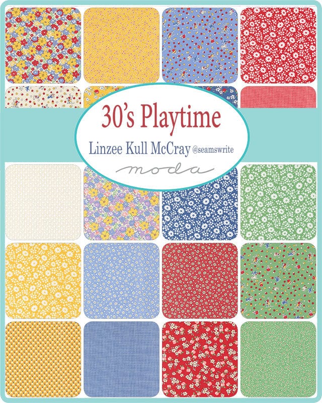 30's Playtime by Linzee Kull McCray 5" Charm Pack - for Moda