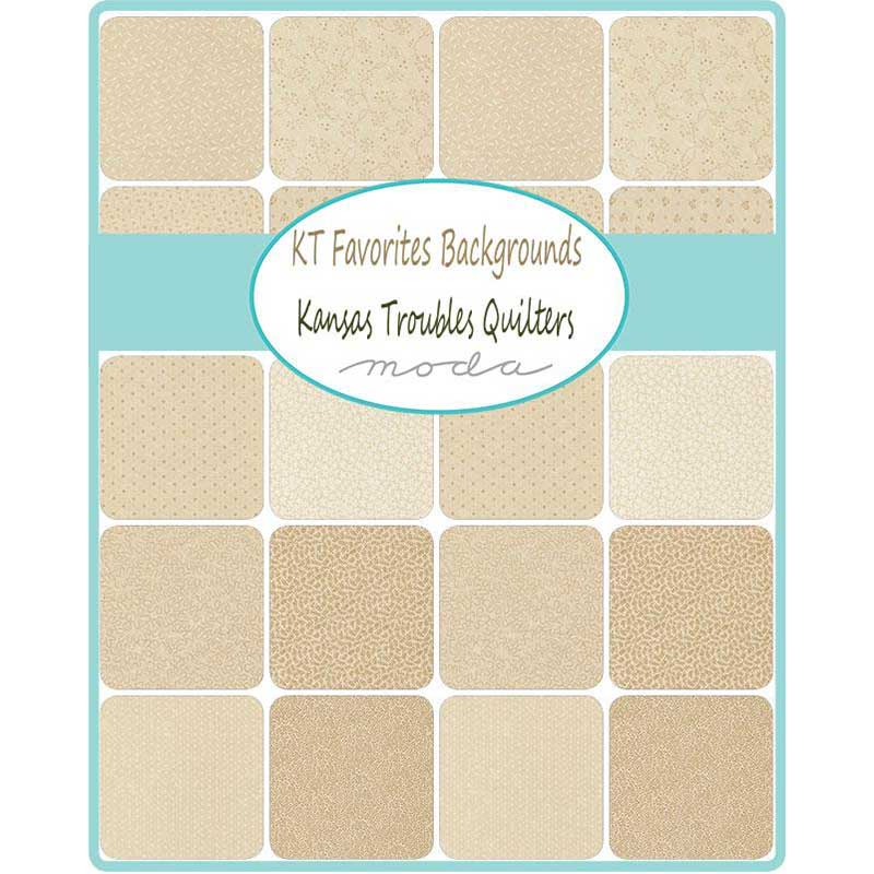 KT Favorites Backgrounds by Kansas Troubles 5" Charm Pack - for Moda