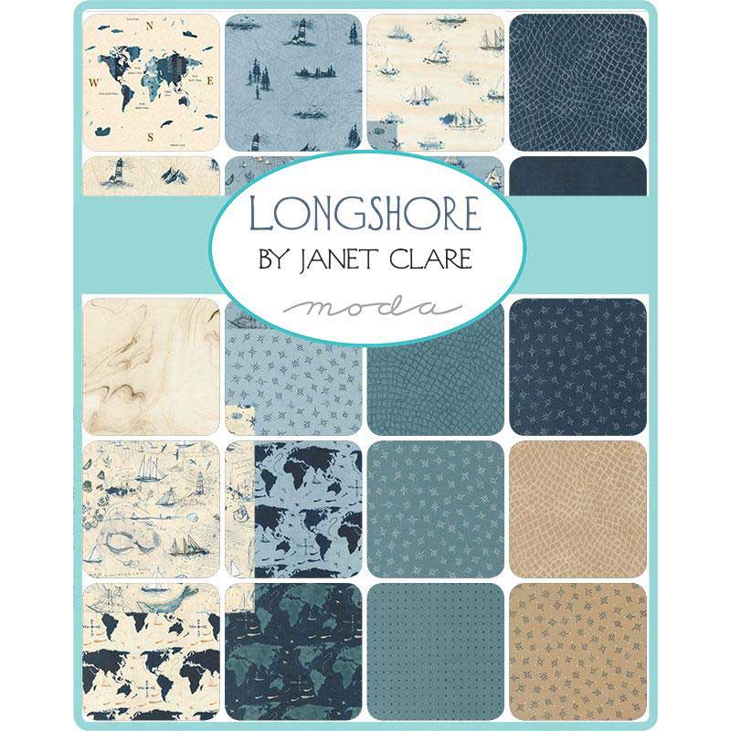 Jelly Roll - Longshore by Janet Clare for Moda