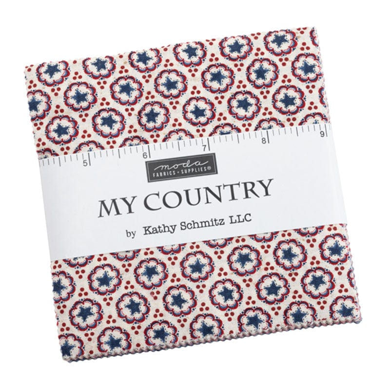 My Country 5" Charm Pack - by Kathy Schmitz for Moda