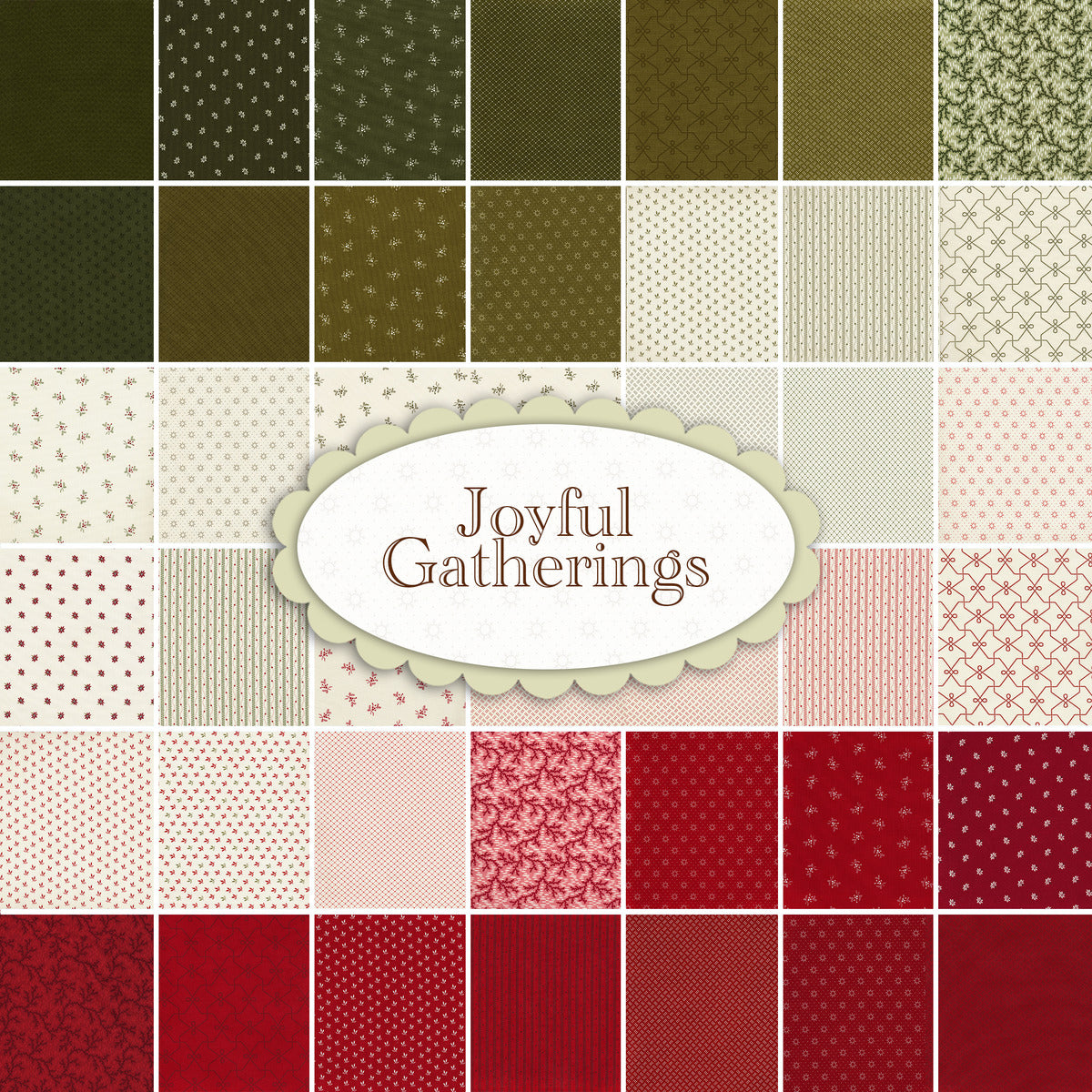 Joyful Gatherings Jelly Roll - by Primitive Gatherings for Moda 49219JR