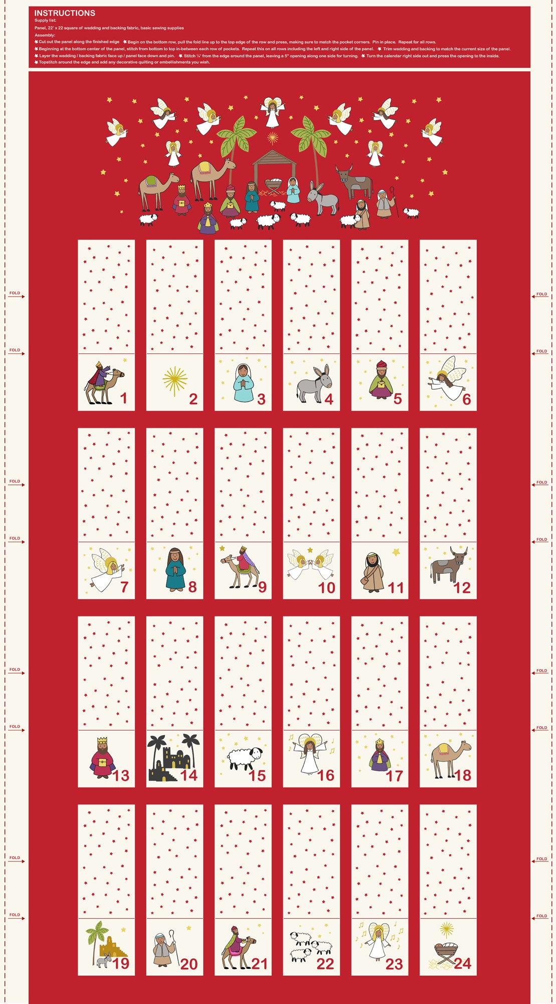 Away in a Manger - Advent Calendar by Lewis and Irene